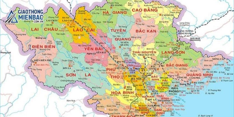 Tra cứu bản đồ giao thông miền Bắc trực tuyến